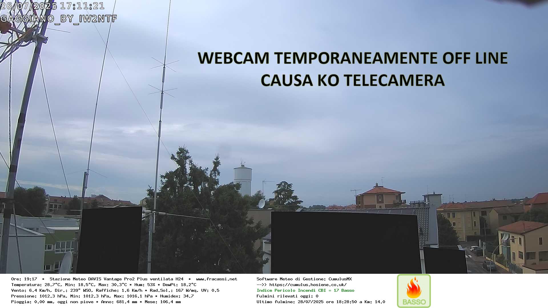 immagine della webcam nei dintorni di Milano Maciachini: webcam Gaggiano