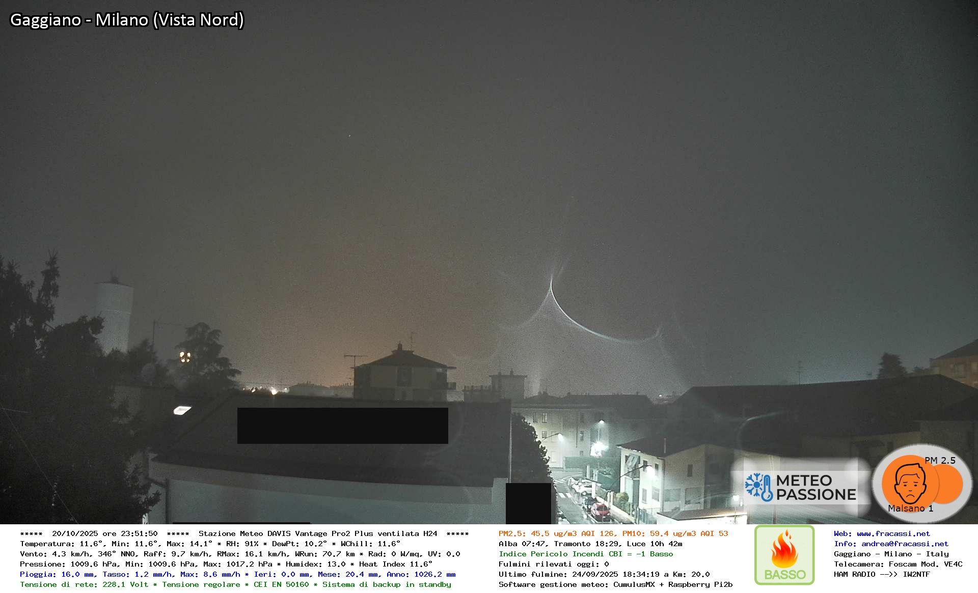 immagine della webcam nei dintorni di Milano San Babila: webcam Gaggiano